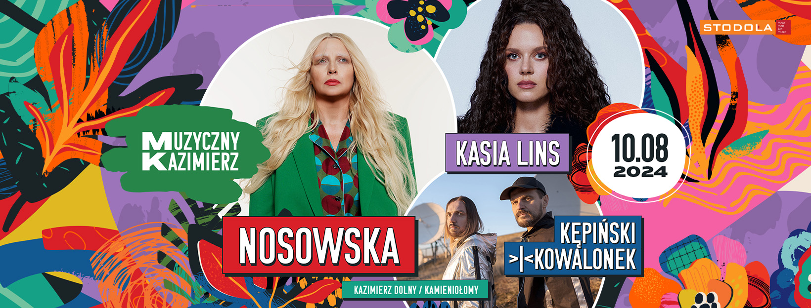 Nosowska, Kasia Lins, Kępiński >|< Kowalonek - Muzyczny Kazimierz 2024